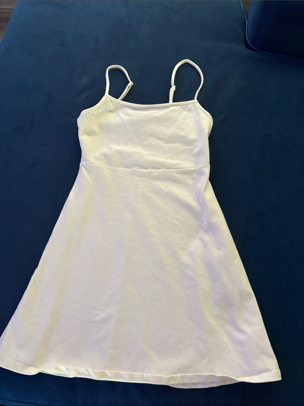 Forever 21 Cream Spaghetti Strap Slip Dress